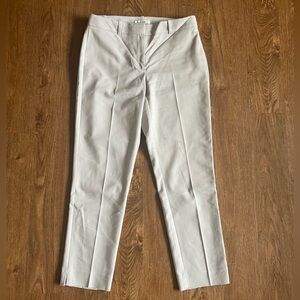 White House Black Market Women’s Light Gray Straight Dress Pants